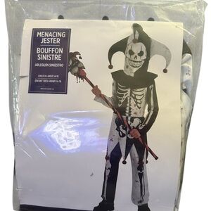 Menacing Jester Kids Costume XL 14-16